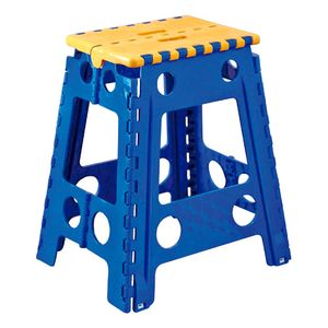 Butaco plegable azul 44 x 32 x 39 Cm Vanyplas