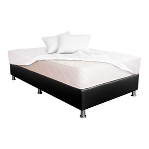 Combo resorte+base cama+protector+almohadas120x190
