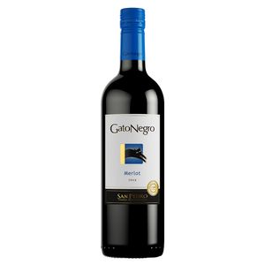 Vino Gato Negro merlot x750ml