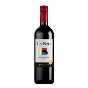 Vino tinto Gato Negro cabernet merlot x750ml