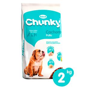 Alimentos perros Chunky puppis-bolsa x 2 kls
