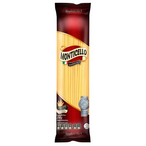 Pasta Monticello Spaguetti x 250 g.