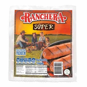 Salchicha Ranchera Súper x 7 Und. x 525 g.