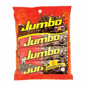 Chocolatina Jumbo Maní x 240 G.