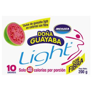 Bocadillo Doña Guayaba Light x 10 und