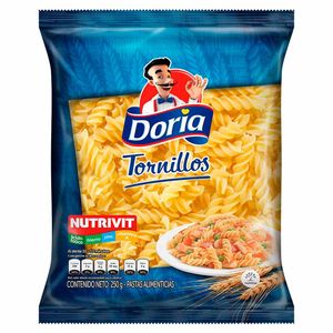 Pasta Clásica Tornillos Doria x 250 g.