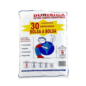 Bolsa para basura x 30 unds