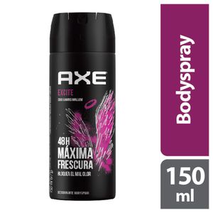Fragancia en body spray Axe excite x96 g