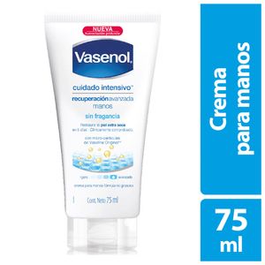 Crema manos Vasenol clinical sin fragancia x75ml