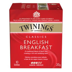 Té English Breakfast Twinings Cj x 20g
