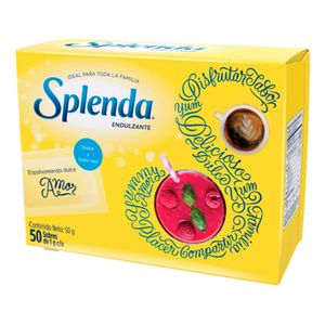 Endulzante Splenda 50 sobres x1g c-u