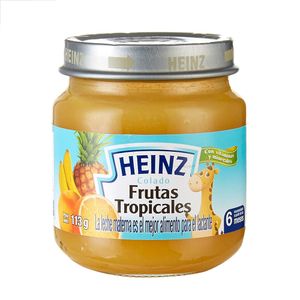 Compota frutas tropicales Heinz x 113 g