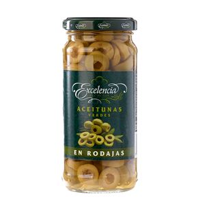 Aceituna Excelencia Verde Manzana Rodajas Frasco x 230g