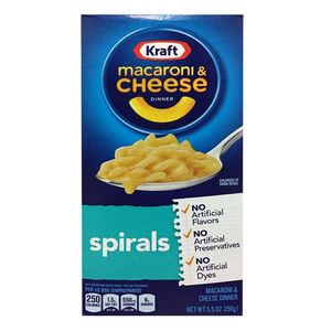 Macarroni-Cheese Spirals X 156g