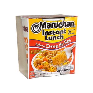 Sopa sabor a carne de res Maruchan x 64g.