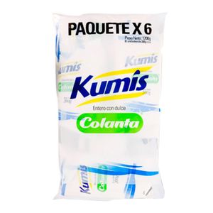 Kumis Colanta bolsa x6und x200g c-u