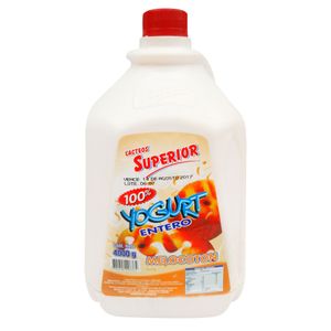 Yogurt Superior melocotón garrafa x4L