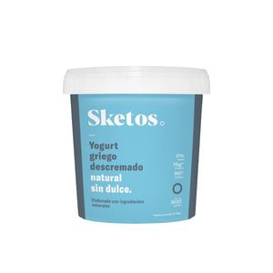 Yogurt griego Sketos natural sin dulce x900g