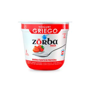 Yogurt Zorba Griego Fresa x 135g