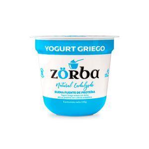 Yogurt griego Zorba natural endulzado x135g