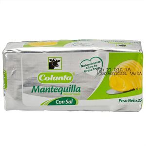 Mantequilla Alpina sin sal x250g - Tiendas Metro