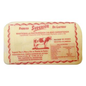 Mantequilla Superior pasteurizada x400g