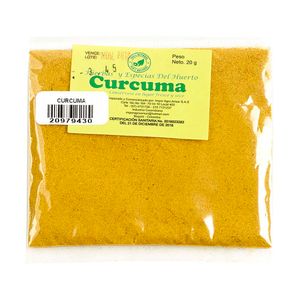 Cúrcuma molida Hierbas y Especias Del Huerto x15g