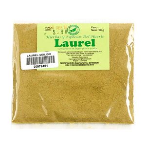 Laurel molido Hierbas y Especias Del Huerto x20g