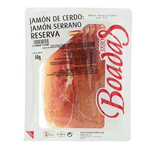 Jamón Boadas serrano reserva x 80g