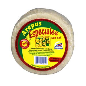 Arepas Doña Aleja especiales con sal x5und x750g