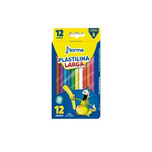 Plastilina Norma x 12 larga