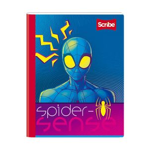 Cuaderno cosido grande Spiderman 100 hojas cuadriculado Scribe