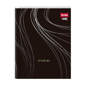 Cuaderno cosido 95 Inblack 100 hojas cuadriculado Scribe