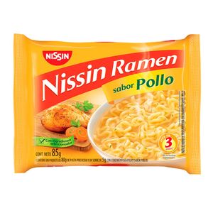 Pasta Nissin Ramen sabor pollo x85g