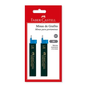 Minas Faber Castell 0.7mm 2h x2und