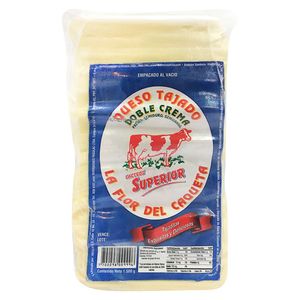 Queso doble crema Superior tajado x1500g