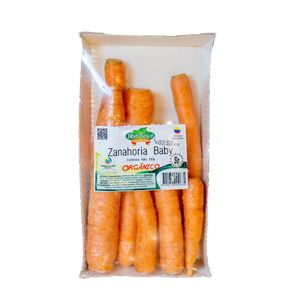 Zanahoria baby orgánico pet x 250 gr