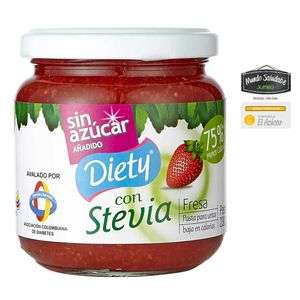 Mermelada diety stevia fresa x 230 grs