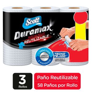 Toallas de papel reutilizable Scott duramax x3 rollos