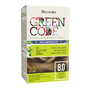 Kit Green code  8.0  Rubio claro natural x 175 g neto