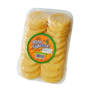 Arepita con queso bandeja Exquisitas x 400g