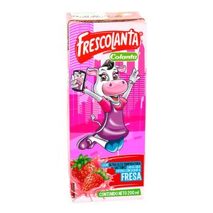 Leche saborizada Frescolanta fresa x200ml