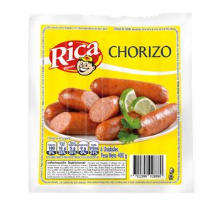 Chorizo Rica x 6 Unidades x 400G