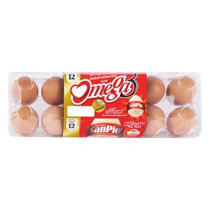 Huevo estuche premium omega x 12un san pio