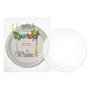Plato grande 9 pulg trans Rumba x12 unid