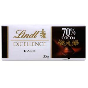 Chocolate Lindt excelencia oscuro x 35g