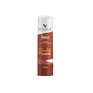 Bálsamo labial Vogue hidratante chocolate con karité x4.8g