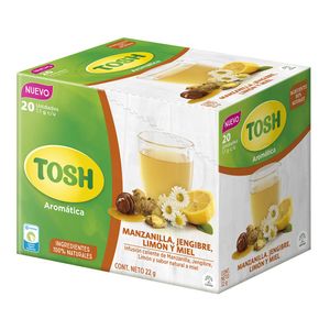 Aromatica Tosh manzanilla jengibre limón miel x20und x1,1g c/u