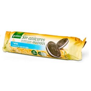 Galletas gullon twins cacao crema sin azucar x147g