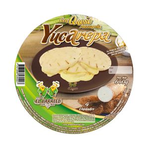 Arepa El Carriel yuca queso mozzarella x 640g